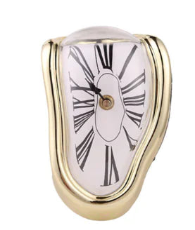 Surreal Melting Distorted Wall Clock