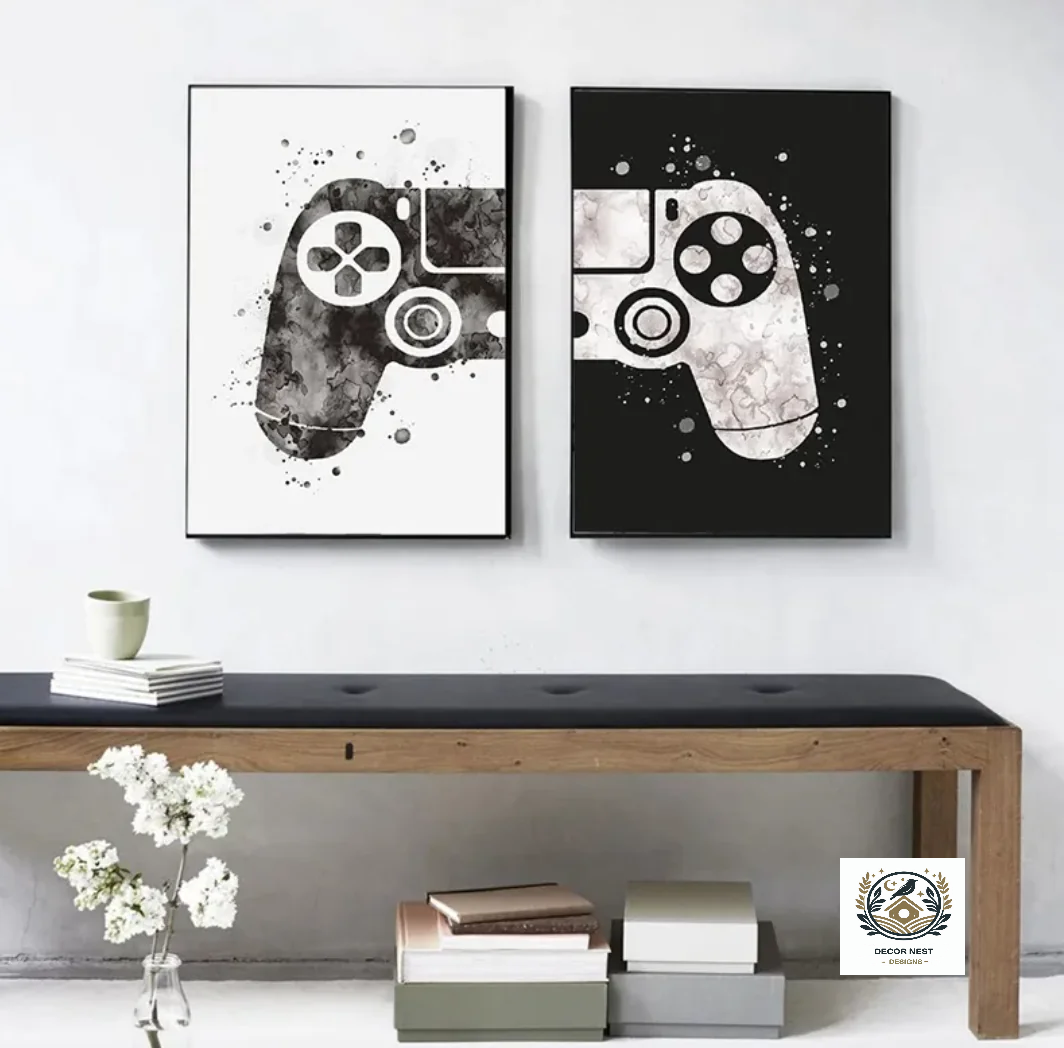 Sophisticated Gaming Canvas Art