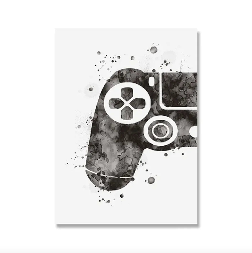 Sophisticated Gaming Canvas Art