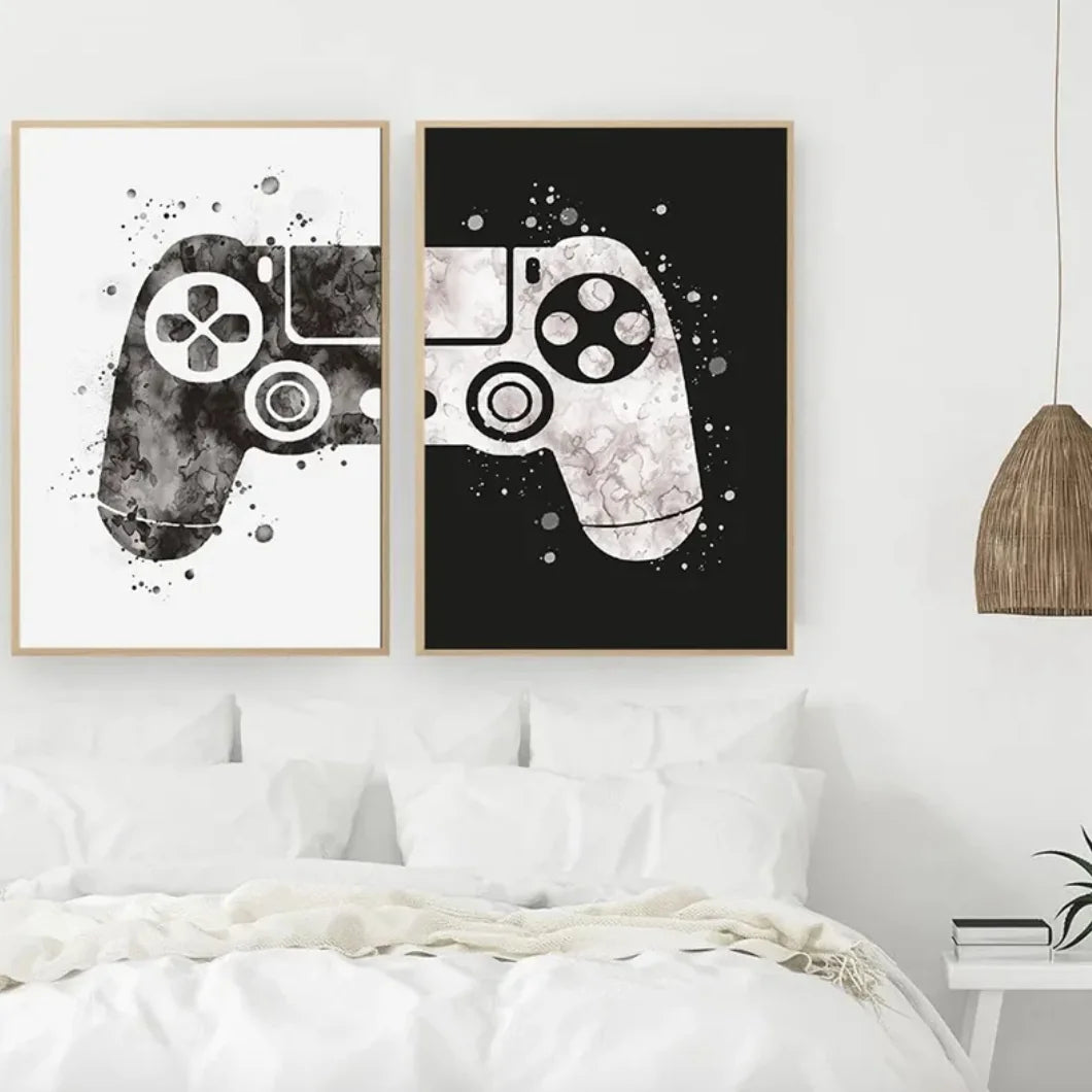 Sophisticated Gaming Canvas Art