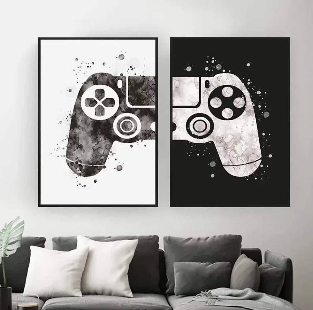 Sophisticated Gaming Canvas Art